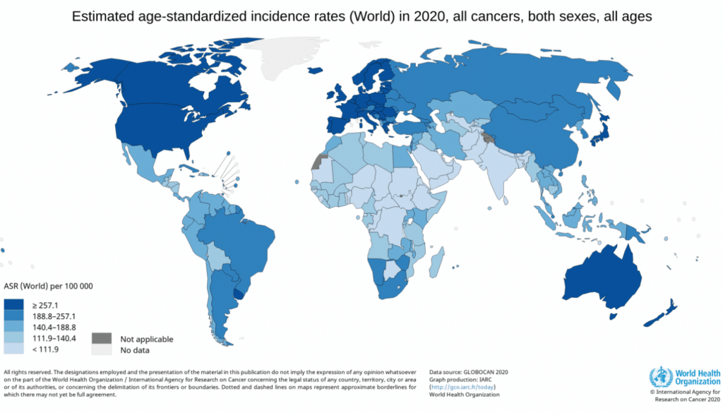 Statistiques mondiales du cancer 2020 : le cancer du poumon toujours le plus mortel