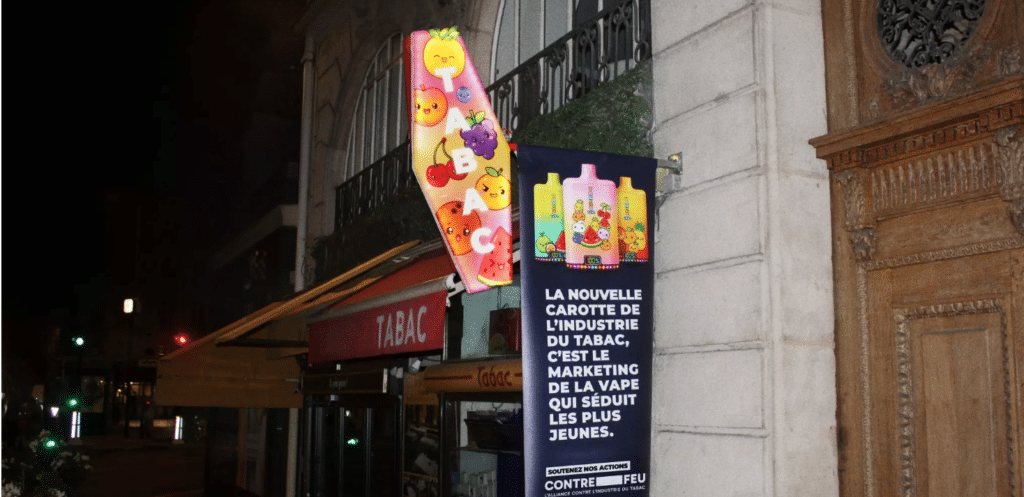 Contre-Feu dénonce le marketing agressif des produits de vapotage et demande un emballage neutre